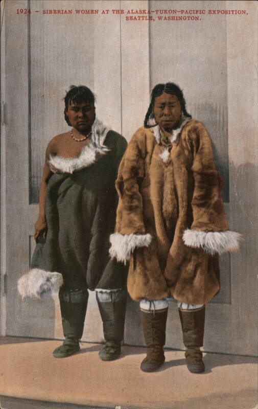 Siberian Women at the Alaska-Yukon-Pacific Exposition Seattle Washington