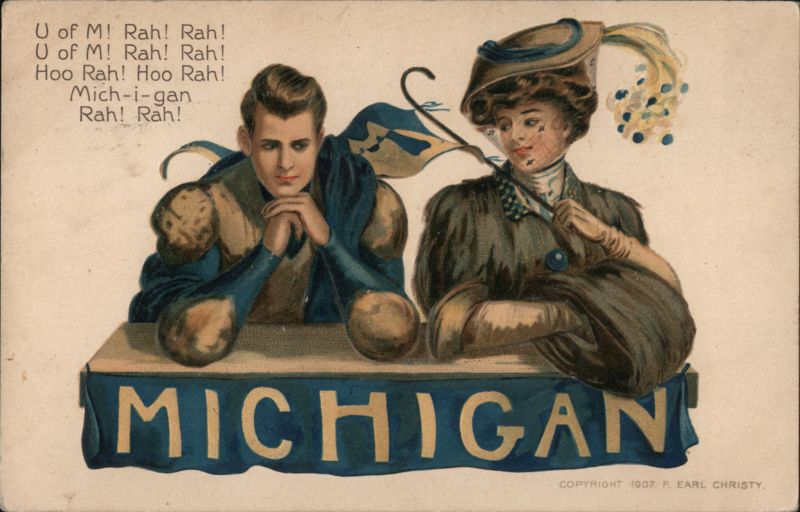 University of Michigan Football Fan F. Earl Christy