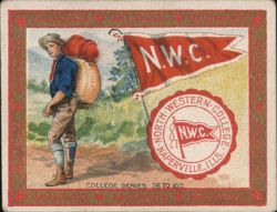 North Western College, Naperville, Illinois Cigarette Card
