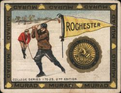 Rochester College Ice Hockey Cigarette Card