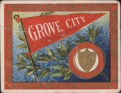 Grove City College Pennant, Pennsylvania Cigarette Card