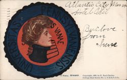 University of Pennsylvania College Seal Postcard
