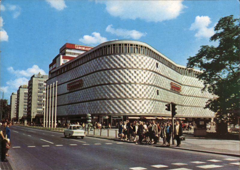 Warenhaus Konsument am Brühl, Leipzig East Germany