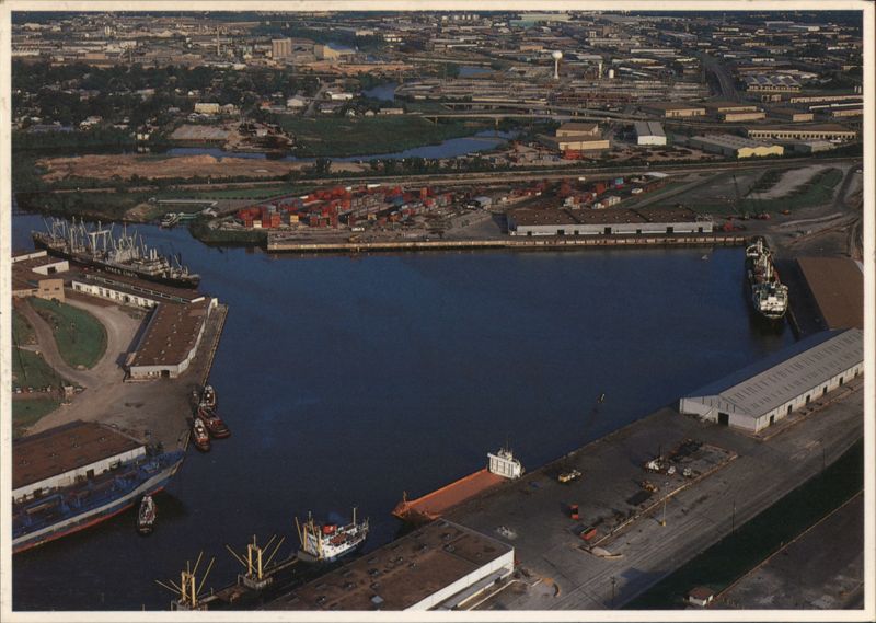 Houston, Texas - Turning Basin and Ship Channel R.A. Young