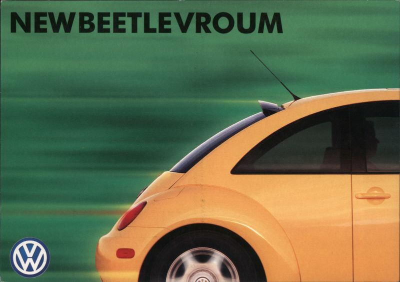 New Beetle Vroum, Yellow Volkswagen Beetle