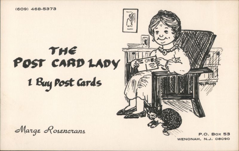 The Post Card Lady Kay Stevens Comic, Funny