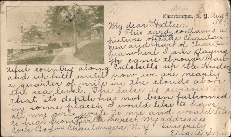 Chautauqua Grounds and Wharf, Chautauqua, NY New York