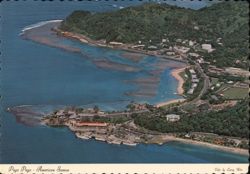 Pago Pago, American Samoa - Aerial View Postcard