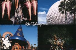 Walt Disney World Collage Postcard