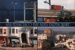 San Francisco Bay Area Earthquake Damage, October 1989 Postcard
