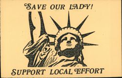 Save Our Lady! Support Local Effort Postcard