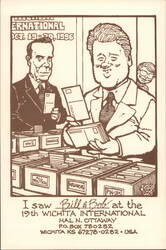 Bill & Bob at the 19th Wichita International Postcard