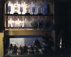 Store Window, MacKenzie-Childs Glassware and Mural Boxes Postcard