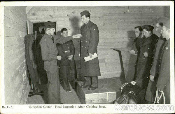Final Inspection After Clothing Issue Army