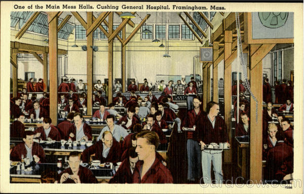 One Of The Main Mass Halls Cushing General Hospital Framingham Massachusetts