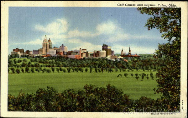 Golf Course and Skyline Tulsa Oklahoma