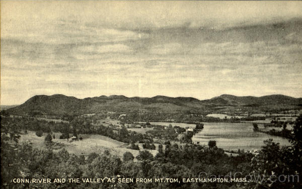 Conn.River And The Valley As Seen From Mt.Tom Easthampton Massachusetts