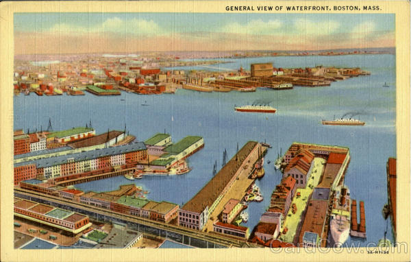 General View Of Waterfront Boston Massachusetts