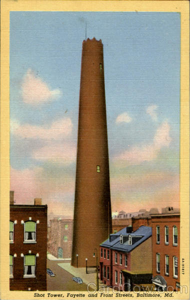 Shot Tower ,Fayette and Front Streets Baltimore Maryland
