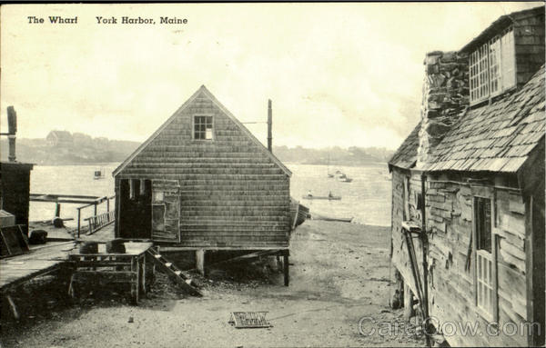 The Whart York Harbour Maine