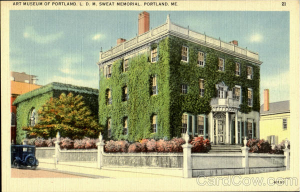 Art Museum Of Porland.L.D.M.Sweat Memorial Portland Maine