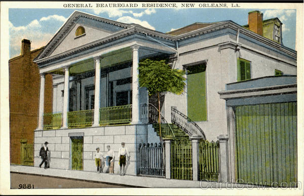 GENERAL BEAUREGARD residence New Orleans Louisiana