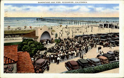 Bandstand and Pier Postcard