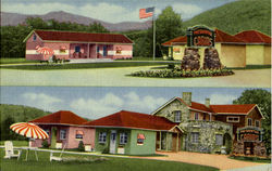 Presidential Motel Court, U.S. Route 2 - 1 Mile West Of Town Gorham, NH Postcard Postcard