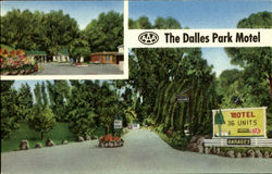 The Dalles Park Motel, On U.S. Highway 30 Postcard