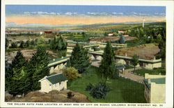 The Dalles Auto Park Located At West End Of City On Scenic Columbia River Highway No. 30 Postcard