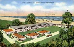 Surf Auto Hotel Santa Monica, CA Postcard Postcard