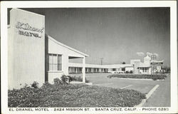 El Dranel Motel, 2424 Mission St Postcard