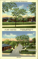 Military Reservation Postcard