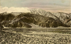 Mt. San Jacino from Whitewater near Palim Springs Postcard
