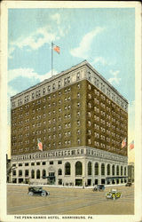 The Penn-Harris Hotel Postcard