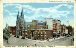 Eighth And Cumberland Streets.Showing People'S Bank And St.Mary'S Church And Rectory Eighth And Cumberland Streets.Showing People'S Bank And St.Mary'S Church And Rectory