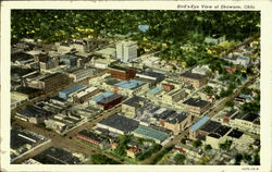 Bird's -Eye View of Shawnee Oklahoma Postcard Postcard