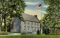 The Conference House (Eaected 1668) Tottenville Staten Island, NY Postcard Postcard