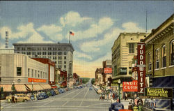 Central Ave. And Fourth St5.In The Heart Of Albuquerque Postcard