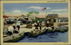 Boat Dock Postcard