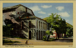 Piper's Opera House Virginia City, NV Postcard Postcard