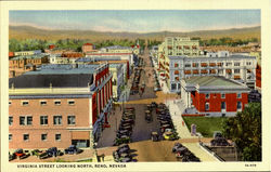 Virginia Street Looking North Postcard