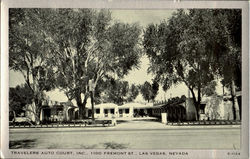 Travelers Auto Court.Inc, 1100 Fremont St Postcard