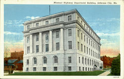 Missouri Highway Department Building Postcard