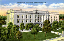 Greene County Court House Springfield, MO Postcard Postcard