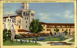 "The Sunshine City", Florida Military Acadmy Postcard