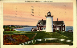 Nobska Light, Woods Hole Postcard