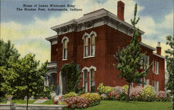 Home of James Whitcomb Riley The Hoosier Poet Postcard