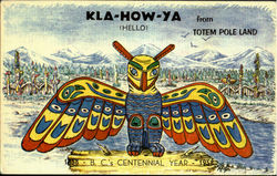 THE THUNDERBIRD (Kwakuitl Tribe) Postcard