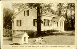 Stephen Foster Cottage,Restored In Greenfield Village Postcard